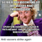 Unvaccinated kids are healthier!
