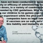 The CDC vaccination schedule leads to increase risk of death!